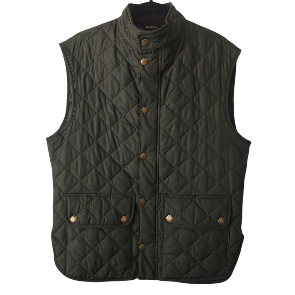 Barbour Lowerdale Gile Sage Green Men's Vest  Large